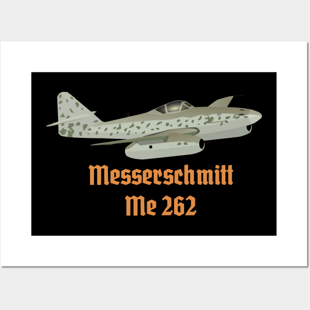 Messerschmitt Me 262 German WW2 Airplane Wall Art by NorseTech